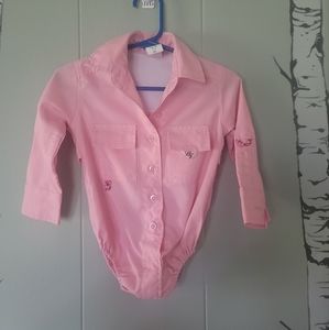 RedBull Clothing Inc -The Original Infant Fishing Shirt-Bodysuit Pink SZ-6 Month